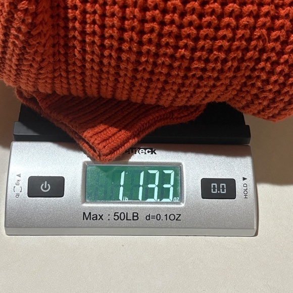 VTG 80s Abercrombie Fitch Men NWOT Sweater Sz M Fisherman Cotton Chunky Outdoor - Picture 8 of 8